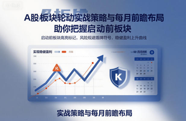 A股板块轮动实战策略与每月前瞻布局，助你把握启动前板块，规避风险，实现稳健盈利-百盟网