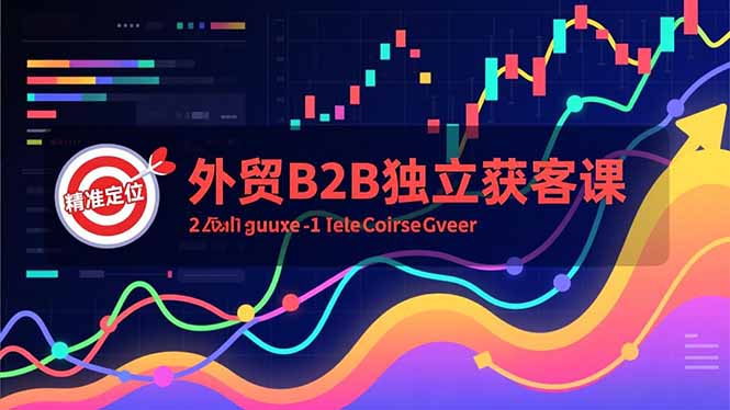 外贸B2B独立获客课，Facebook主页搭建、消息互动广告、精准定位，打造高询盘系统-百盟网