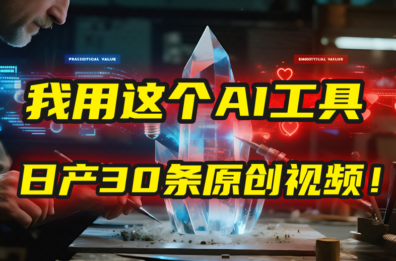 别再真人出镜了！我用这个AI工具，1张照片就能日产30条原创视频！-百盟网