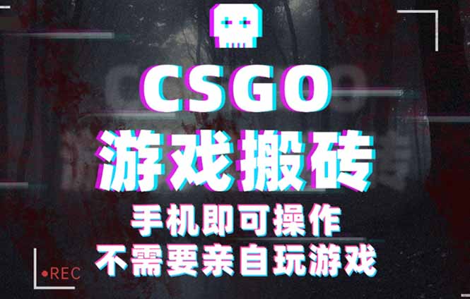 CSGO游戏挂机捡漏，单日扫货500+，年底小高峰上车可吃肉，手机即可操作…-百盟网